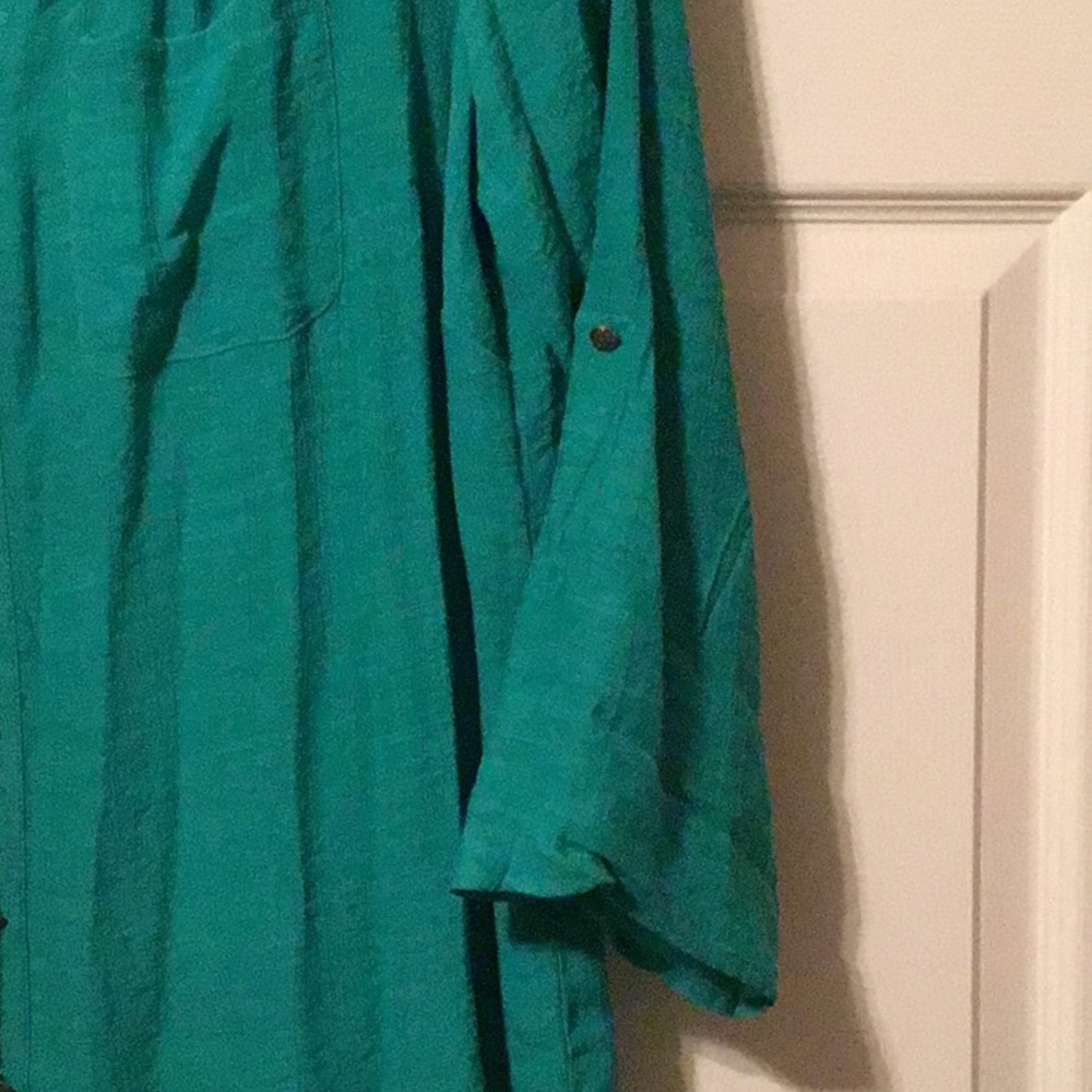 Turquoise Button-Down - image 3